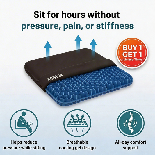 The Gel Cushion: Sit All Day Without Pain, Starting Day One